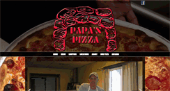 Desktop Screenshot of papaspizzaonline.com