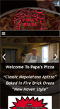 Mobile Screenshot of papaspizzaonline.com